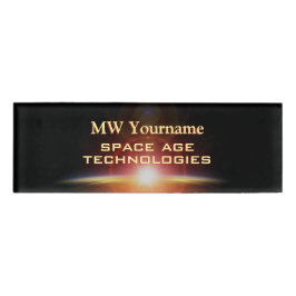 Ruimtevaarttechnologieën, zonnevlam naambadge