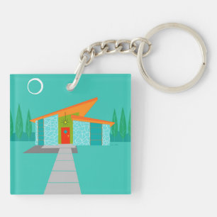 Ruimtevaarttijdperk Cartoon AcrylSleutelhanger Sleutelhanger