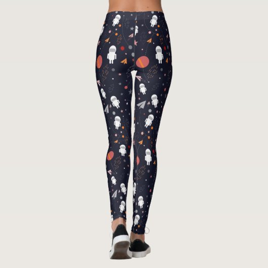 ruimtevaartuig-astronaut leggings (Achterkant)