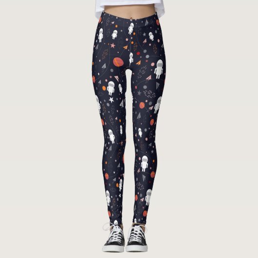 ruimtevaartuig-astronaut leggings (Voorkant)