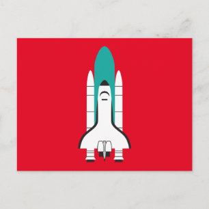 ruimtevaartuig briefkaart