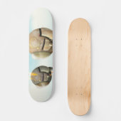 Ruimtevaartuig dat door een planeet vliegt skateboard (Voorkant)