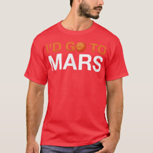 Ruimtevaartuig Ik ging naar Mars Astronaut T-Shirt