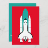 ruimtevaartuig kaart (Voorkant / Achterkant)