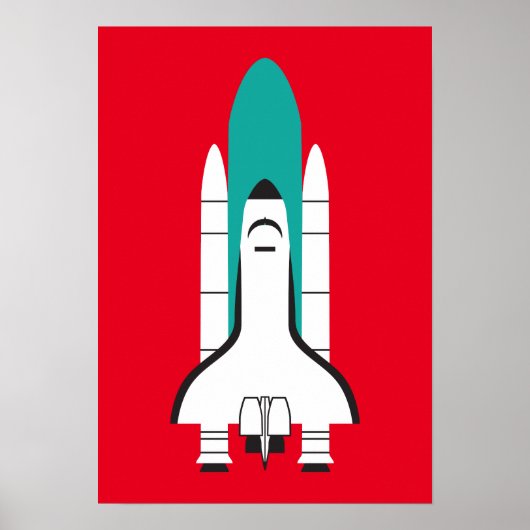 ruimtevaartuig poster (Voorkant)