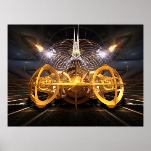 ruimtevaartuig poster (Voorkant)