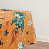ruimtevaartuig Rocket Ships Pattern -Cosmos(1) Tafelkleed (Voorbeeld)