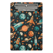  ruimtevaartuig Rocket Ships Pattern -Cosmos(2) Mini Klembord (Voorkant)