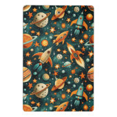  ruimtevaartuig Rocket Ships Pattern -Cosmos(3) Mini Klembord (Achterkant)