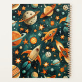  ruimtevaartuig Rocket Ships Pattern -Cosmos(3) Planner (Achterkant)
