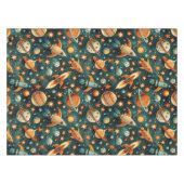  ruimtevaartuig Rocket Ships Pattern -Cosmos(3) Tafelkleed (Voorkant (Horizontaal))