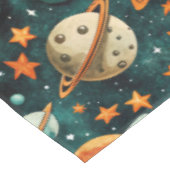  ruimtevaartuig Rocket Ships Pattern -Cosmos(3) Tafelkleed (Gekanteld)