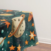  ruimtevaartuig Rocket Ships Pattern -Cosmos(3) Tafelkleed (Voorbeeld)