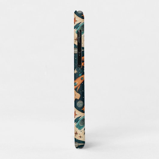ruimtevaartuig Rocket Ships Pattern -Cosmos(4) Case-Mate iPhone Case (Achterkant/links)