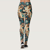  ruimtevaartuig Rocket Ships Pattern -Cosmos(4) Leggings (Achterkant)