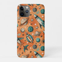 ruimtevaartuig Rocket Ships Pattern -Cosmos(5)