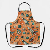 ruimtevaartuig Rocket Ships Pattern -Cosmos(5) Schort (Voorkant)