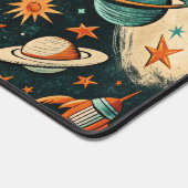  ruimtevaartuig Rocket Ships Pattern -Cosmos(6) Bureaumat (Hoek)