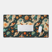  ruimtevaartuig Rocket Ships Pattern -Cosmos(6) Bureaumat (Keyboard & Muis)