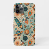 ruimtevaartuig Rocket Ships Pattern -Cosmos(7) Case-Mate iPhone Case (Achterkant)