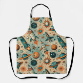 ruimtevaartuig Rocket Ships Pattern -Cosmos(7) Schort (Voorkant)