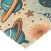 ruimtevaartuig Rocket Ships Pattern -Cosmos(7) Tafelkleed (Gekanteld)