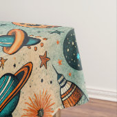 ruimtevaartuig Rocket Ships Pattern -Cosmos(7) Tafelkleed (Voorbeeld)