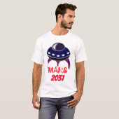 Ruimtevaartuig T-shirt (Voorkant volledig)