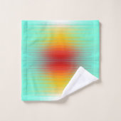 Ruimtevaartuig terugkeer plasma veld kleuren Abstr Bad Handdoek (Wasdoekje)