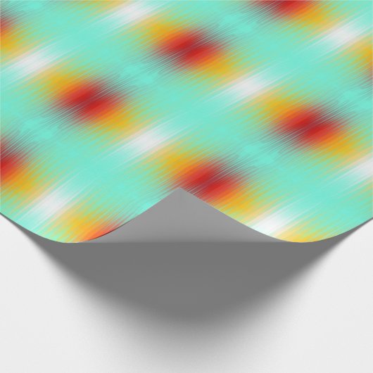 Ruimtevaartuig terugkeer plasma veld kleuren Abstr Cadeaupapier (Hoek)