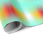 Ruimtevaartuig terugkeer plasma veld kleuren Abstr Cadeaupapier (Rol Hoek)