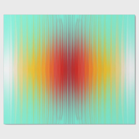 Ruimtevaartuig terugkeer plasma veld kleuren Abstr Cadeaupapier (Vlak)