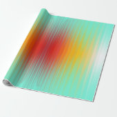 Ruimtevaartuig terugkeer plasma veld kleuren Abstr Cadeaupapier (Uitgerold)