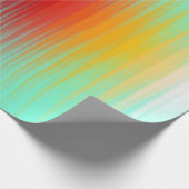 Ruimtevaartuig terugkeer plasma veld kleuren Abstr Cadeaupapier (Hoek)