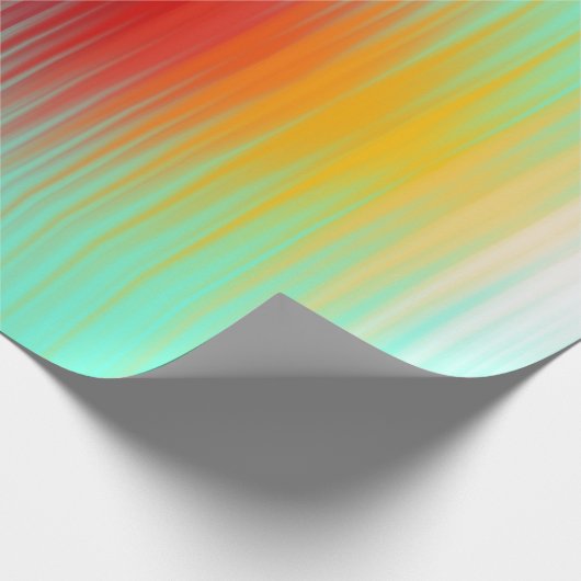 Ruimtevaartuig terugkeer plasma veld kleuren Abstr Cadeaupapier (Hoek)