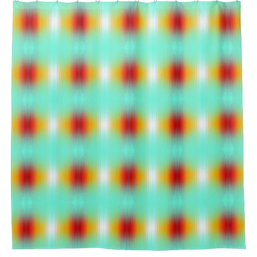 Ruimtevaartuig terugkeer plasma veld kleuren Abstr Douchegordijn (Voorkant)