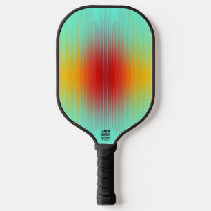 Ruimtevaartuig terugkeer plasma veld kleuren Abstr Pickleball Paddle