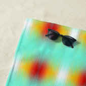 Ruimtevaartuig terugkeer plasma veld kleuren Abstr Strandlaken (In situ)