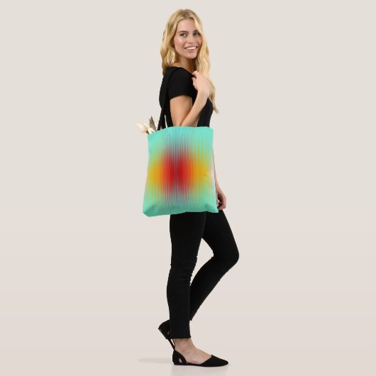 Ruimtevaartuig terugkeer plasma veld kleuren Abstr Tote Bag (Op model)