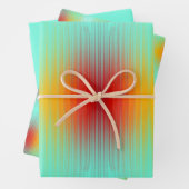 Ruimtevaartuig terugkeer plasma veld kleuren kunst inpakpapier vel (In situ)