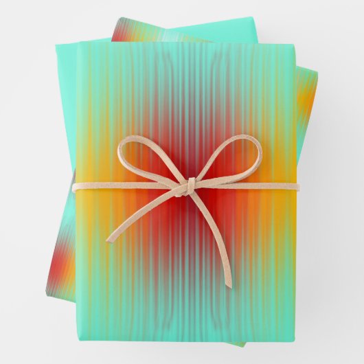 Ruimtevaartuig terugkeer plasma veld kleuren kunst inpakpapier vel (In situ)