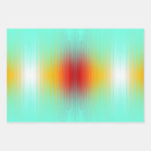 Ruimtevaartuig terugkeer plasma veld kleuren kunst inpakpapier vel (Voorkant)