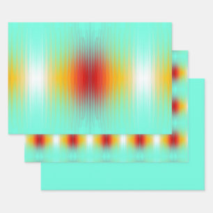 Ruimtevaartuig terugkeer plasma veld kleuren kunst inpakpapier vel