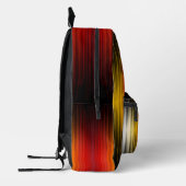 Ruimtevaartuig terugkeer plasma veld kleuren patro bedrukte rugzak (Links)