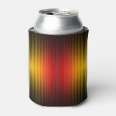 Ruimtevaartuig terugkeer plasma veld kleuren patro blikjeskoeler (Blikje Voorkant)