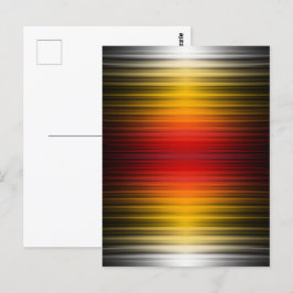 Ruimtevaartuig terugkeer plasma veld kleuren patro briefkaart