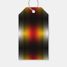 Ruimtevaartuig terugkeer plasma veld kleuren patro cadeaulabel