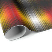 Ruimtevaartuig terugkeer plasma veld kleuren patro cadeaupapier (Rol Hoek)