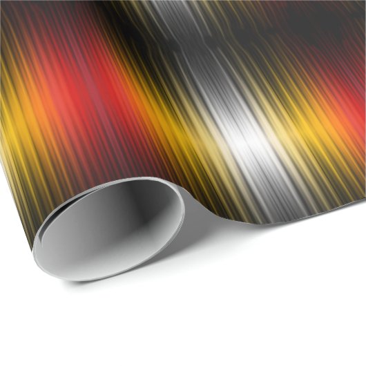 Ruimtevaartuig terugkeer plasma veld kleuren patro cadeaupapier (Rol Hoek)