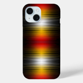 Ruimtevaartuig terugkeer plasma veld kleuren patro iPhone 15 case